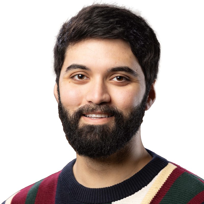 Third Academy Logo white on blue background