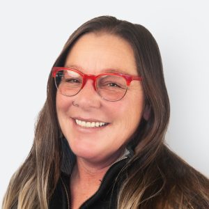 Third Academy Logo white on blue background